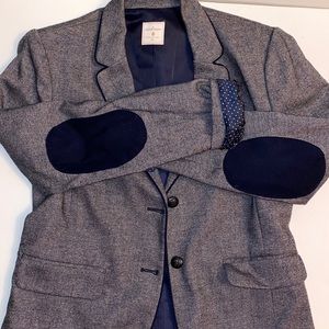 GAP LIKE NEW elbow patch blazer size 6